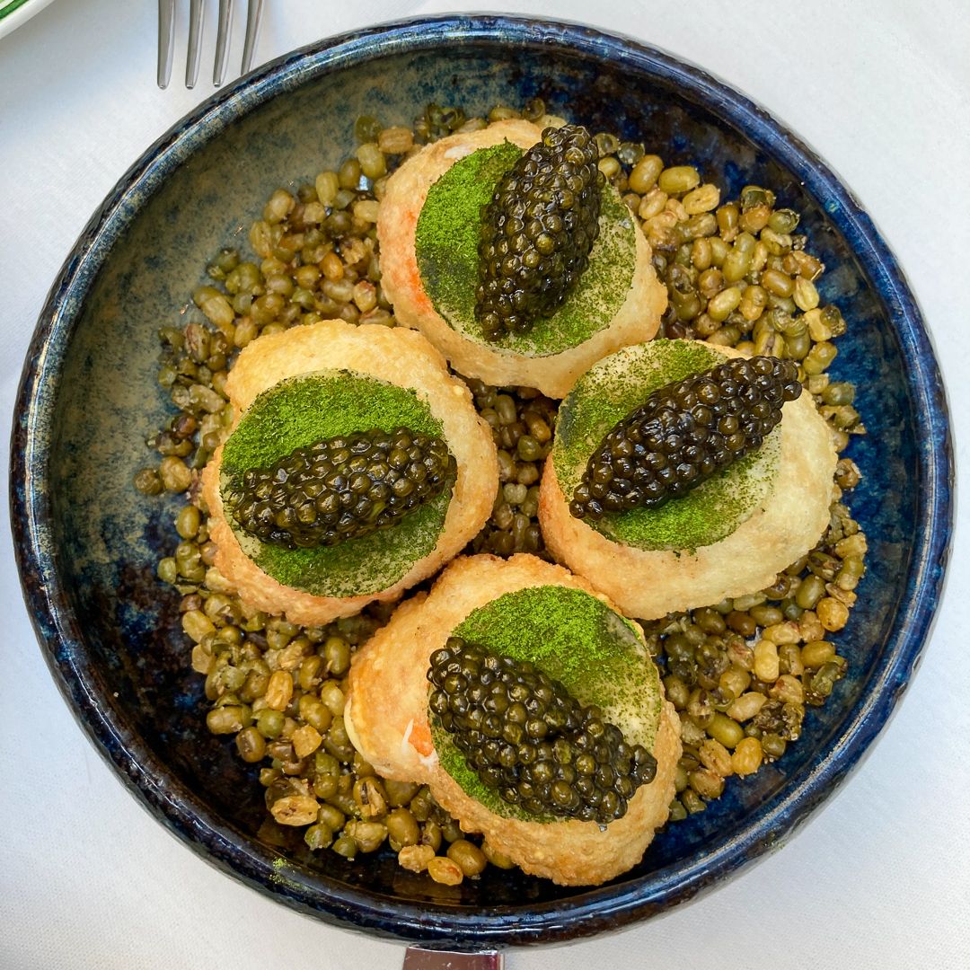 Crab Poori and Caviar