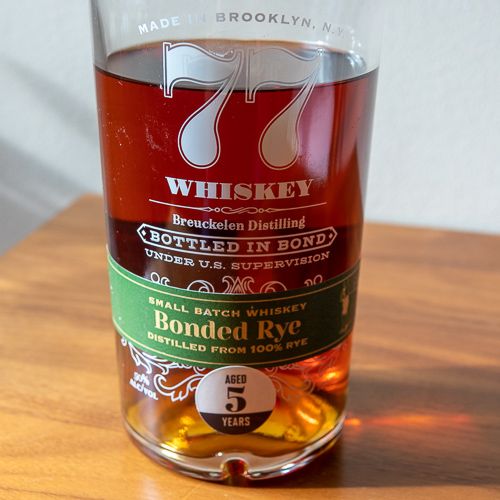 Breuckelen Distillery bonded rye whiskey.