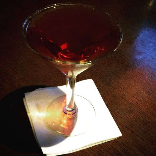 Bobby Burns cocktail at Hudson Malone in NYC.