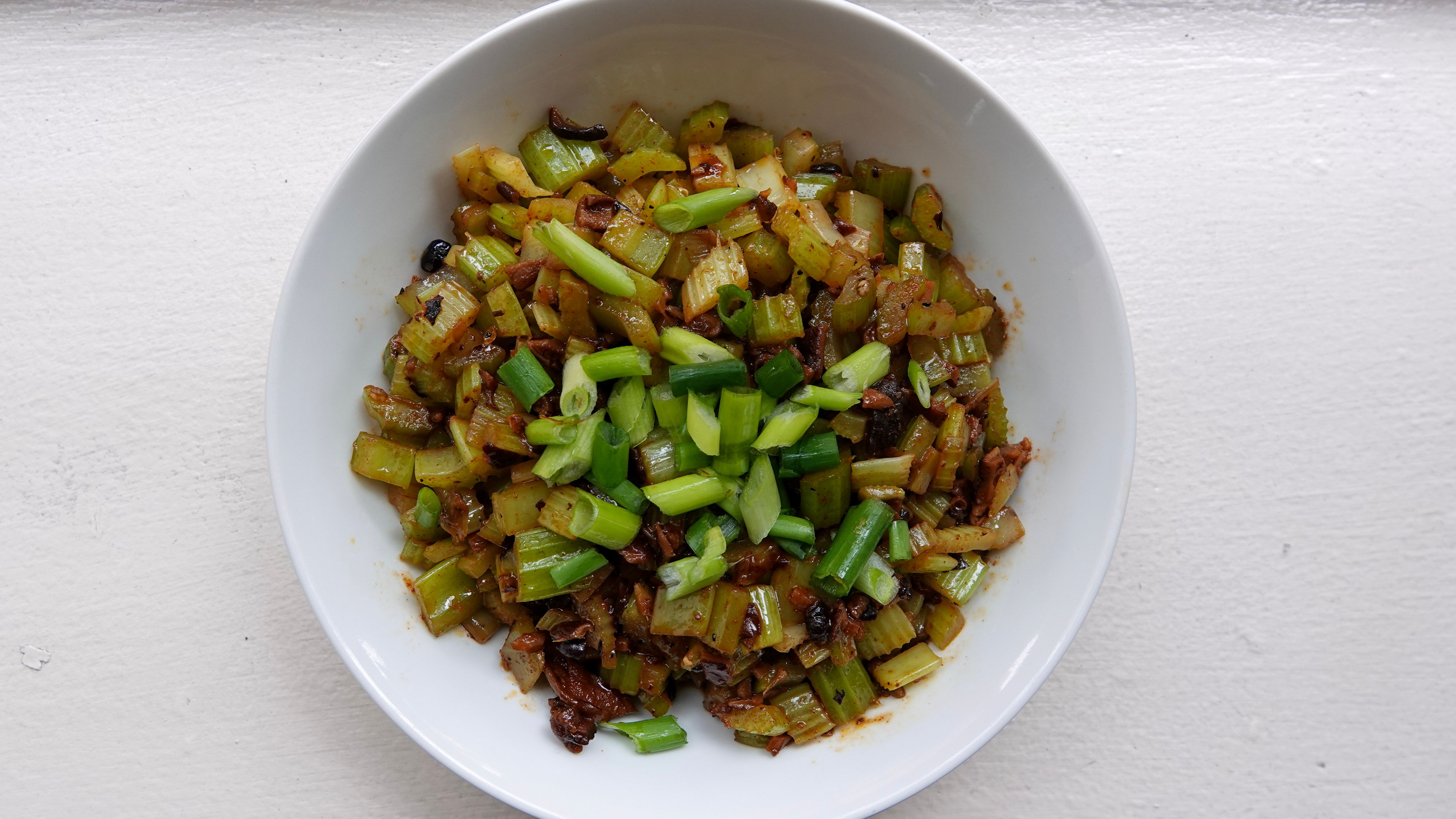 Recipe: Vegan Sichuan Inspired Celery Stir Fry