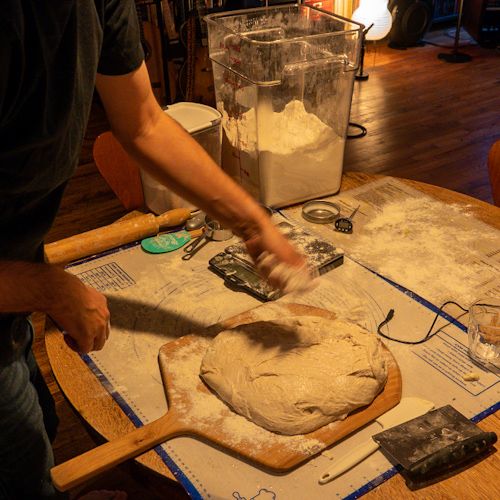 Sourdough bread making