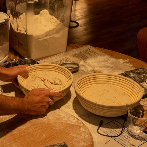 Sourdough bread making