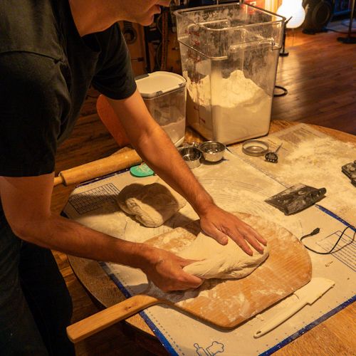 Sourdough bread making