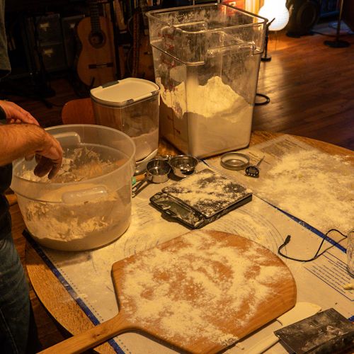 Sourdough bread making