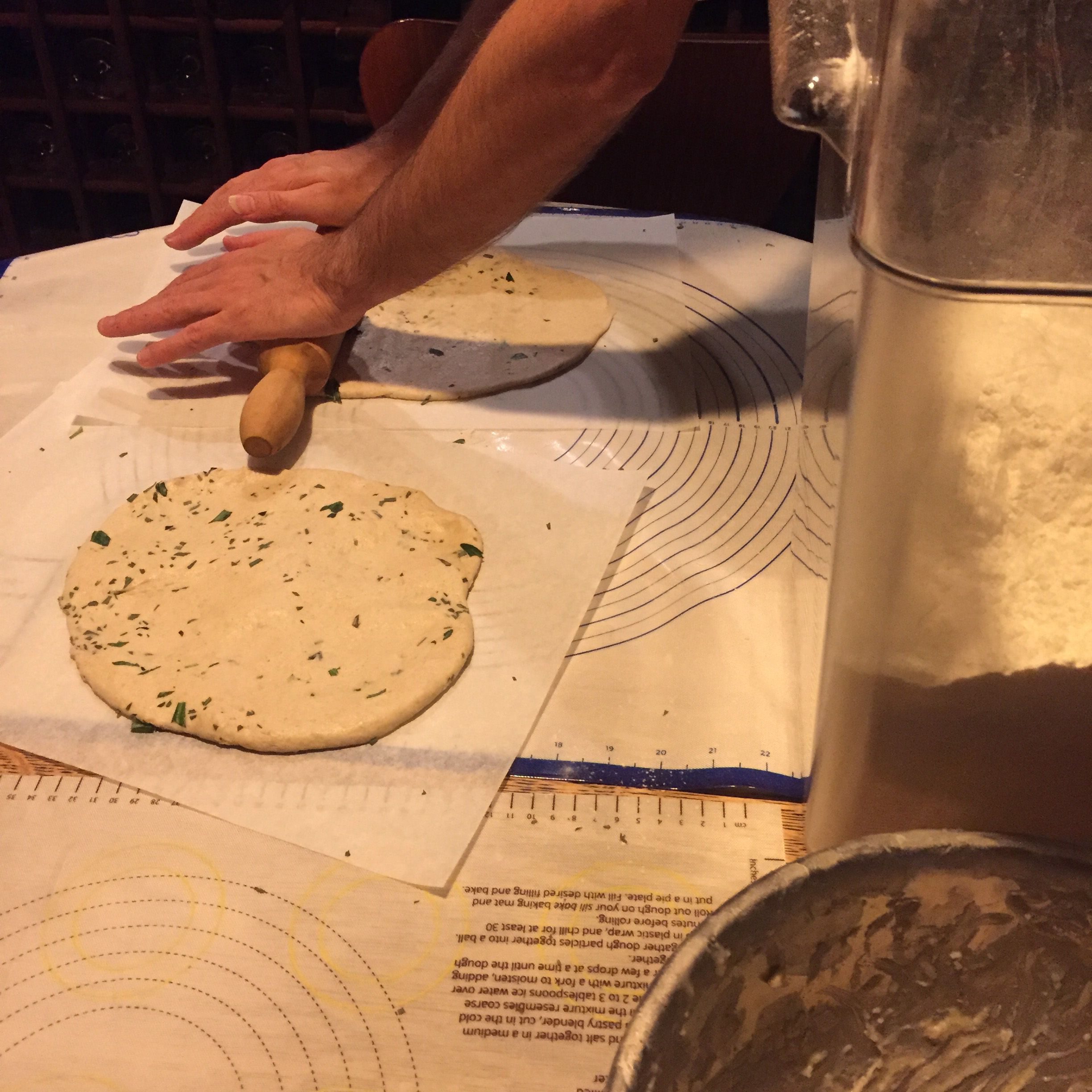 Sourdough crackers