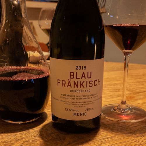 Moric Blau Fränkisch Austrian Wine