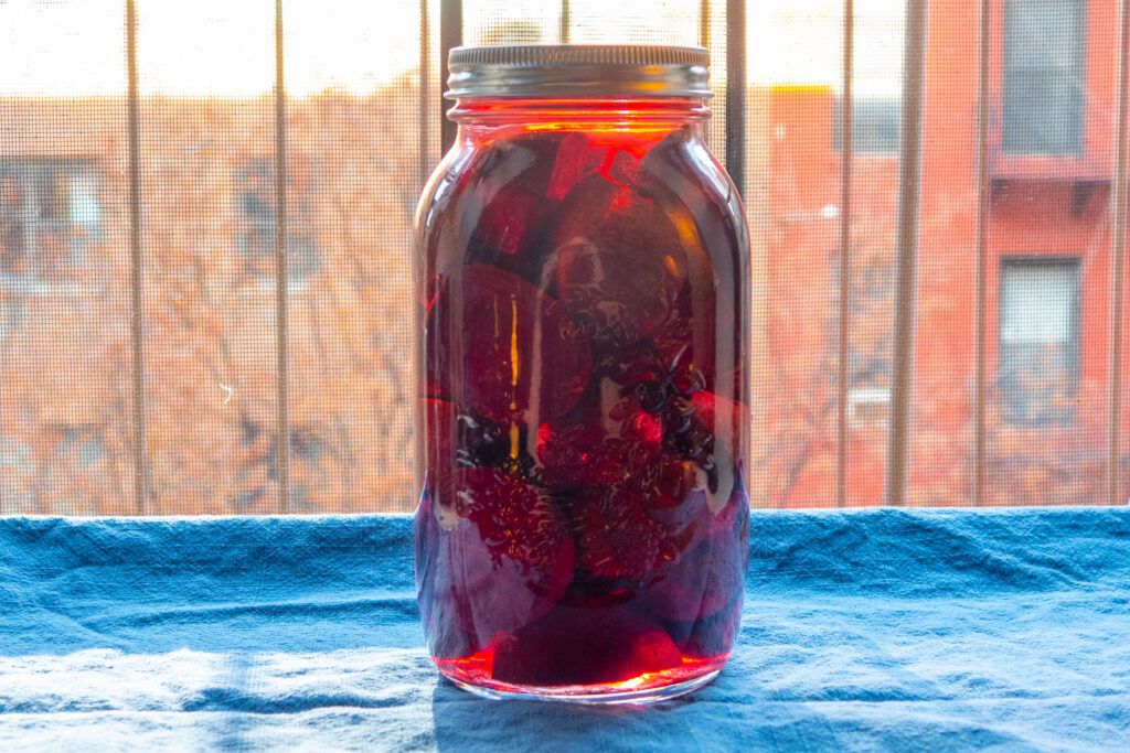 Beets fermenting